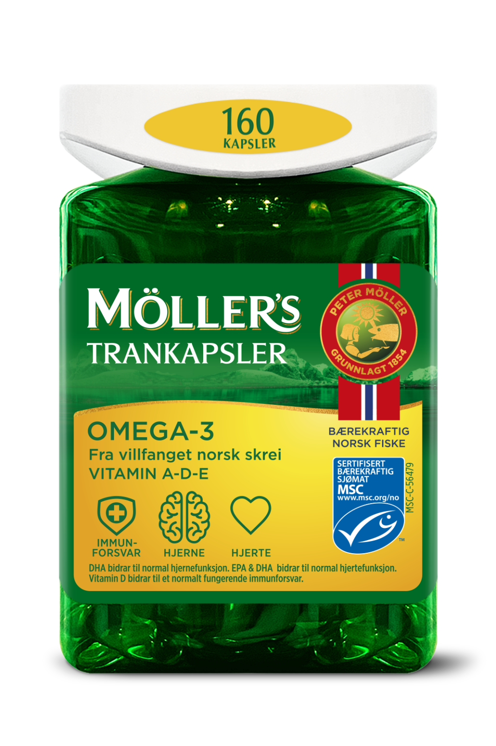 Möller's Trankapsler Fra norsk skrei Möller's